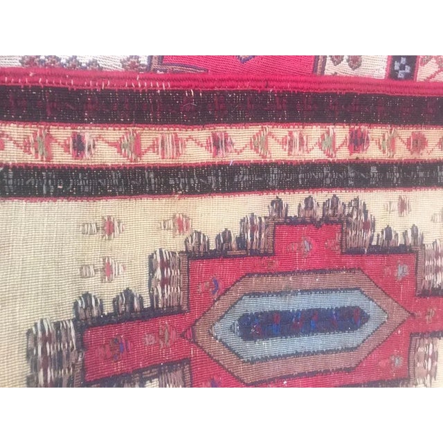Vintage Sumak Shahsavand Flat Rug For Sale - Image 10 of 11