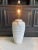Vintage Extra Large Plaster Fluted Table Lamp With Four Loop Handles For Sale In Los Angeles - Image 6 of 12