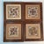 Mid 20th Century Navajo Sand Painting Art Set Framed Matted 7” Each Set of 4 For Sale - Image 14 of 14