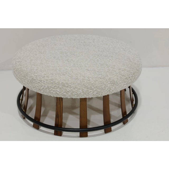 Mid-Century Modern Edward Wormley for Dunbar Toadstool Ottoman For Sale - Image 3 of 9