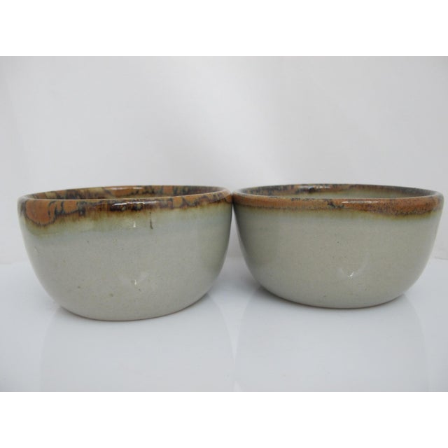 El Palomar Blue Bird Tonala Mexico Ken Edwards Stoneware Pottery Small Bowl Set For Sale - Image 9 of 13