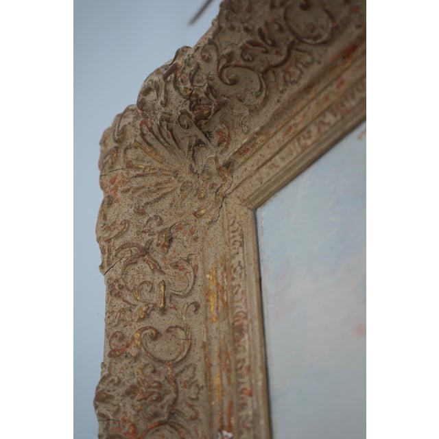 Rustic A.v. Woerkom Artist Signed Rustic Landscape Oil Painting For Sale - Image 3 of 11