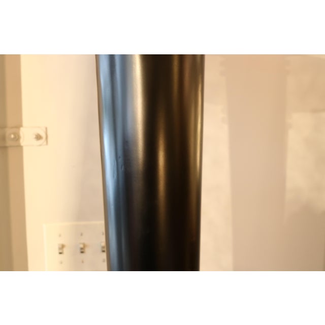 French Art Deco Black & Gold Floor Lamp Torchiere , 1930's For Sale - Image 14 of 18