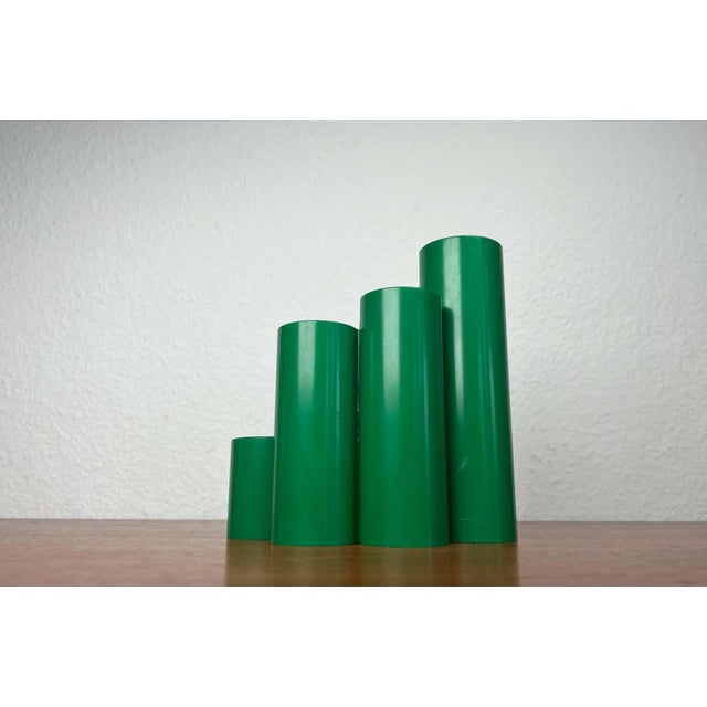Plastic Space Age German Green Desk Utensilo For Sale - Image 7 of 17
