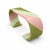 A striking postmodern console crafted from alder, featuring a sweeping waterfall silhouette with curved sides that curl...