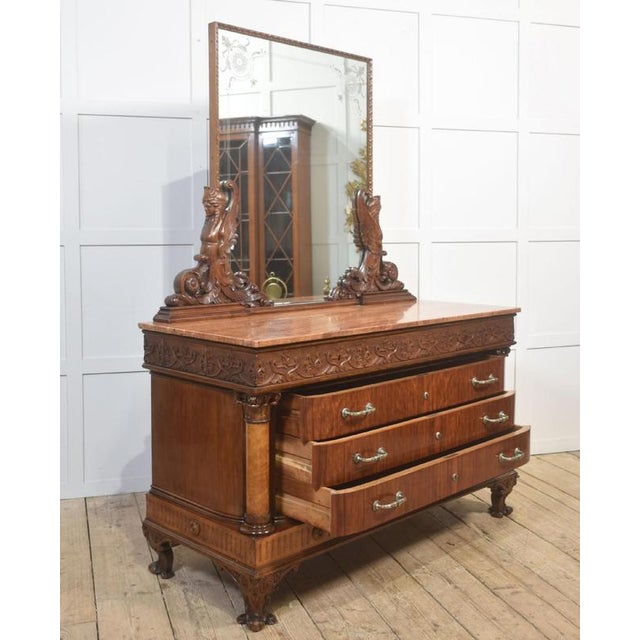 Antique Mahogany Dressing Chest, 1800s For Sale - Image 14 of 18