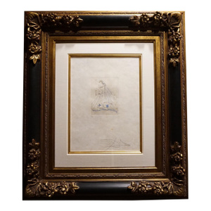 1970s Dali Peties Nus (Ronsard) a Hand Signed Etching