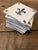 Vintage French Desvres Fleur-De-Lis Ceramic Tiles, 1960s, Set of 12 For Sale - Image 3 of 9