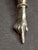 Rare Antique 19th Century 13 Loth Silver Torah Pointer Yad Austro Hungarian Judaica 72g For Sale In Boston - Image 6 of 16