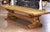 Wood Large Mid-Century French Bleach Oak Trestle Refectory Monastery Dining Table For Sale - Image 7 of 15