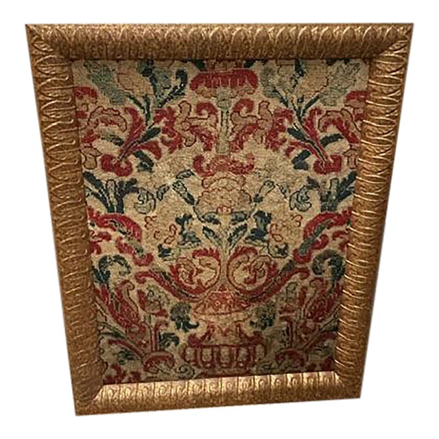 Framed Antique French Tapestry For Sale