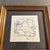 Contemporary original Wayne Cunningham abstract pen and ink drawing. Measures approximately 4x4 or 7.5x7.5 framed. Check...