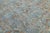 Antique Mahal Wool Rug in Muted Muted Sky Blue and Terracotta For Sale - Image 10 of 11
