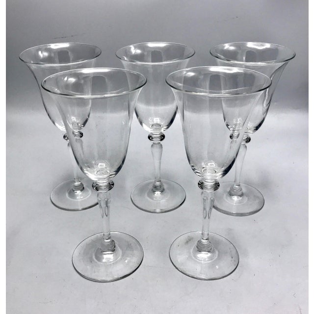 1920s Art Deco Frederick Carder Designed Steuben Crystal Stemware 5