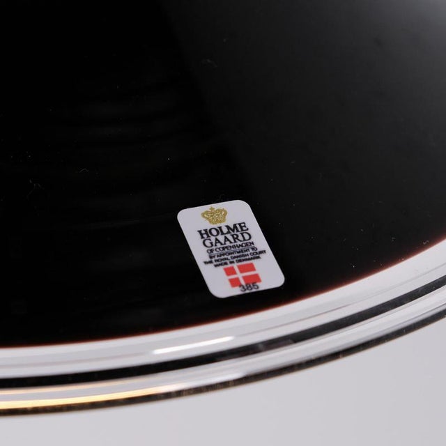 Etude Pendant Light in Black Glass by Michael Bang for Holmegaard, 1970s For Sale - Image 6 of 8