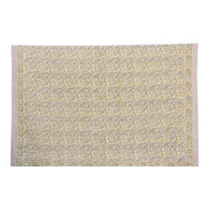Oasis Bloom Indian Block Print Blanket