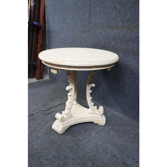 Neoclassical Style Accent Table For Sale - Image 4 of 8