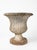 1990s Pair of Vintage Mid-Century Fluted Cast Stone Garden Urns For Sale - Image 5 of 12