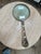 Glass Vintage Italian Magnifying Glass With Faceted Crystal Handle For Sale - Image 7 of 7