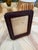 Burgundy Picture Frame Signed Antonio Scarpa For Sale - Image 4 of 6