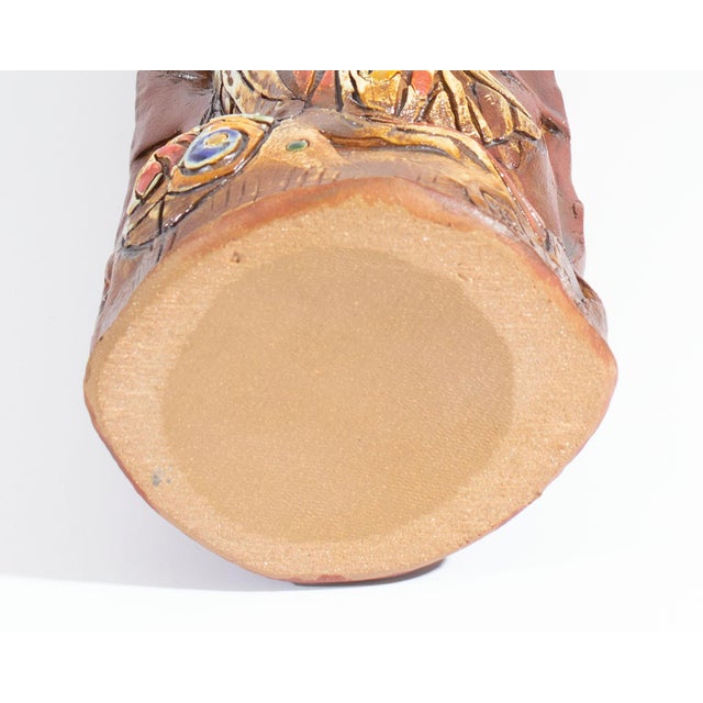 2012 Signed Studio Pottery Vase by Barry Unitas Barnes For Sale - Image 10 of 10