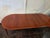 Mid- Century Danish Modern Teak Dining Table Round Opens Oval 105 Inches With 3 Leaves For Sale - Image 17 of 18