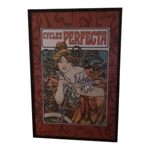 Mucha, Alphonse "Cycles Perfecta" Framed Print