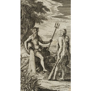 J. Meyer, Symbol of the Limbs, River God and Hercules, 17th-Century, Etching For Sale