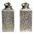 Pair of 1880s, Antique Pewter Tea Canisters Embossed With Heraldry, Germany For Sale