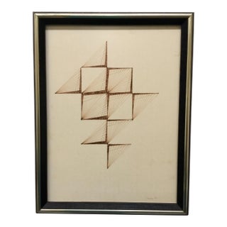 1980s Original Suprematist Lines & Shapes For Sale