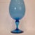 Blue Vintage Italian Opal Blue Crystal Vase, 1970s For Sale - Image 8 of 18