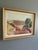 Mid-Century Modern Mid-Century Modern 'Canyon Edge' Vintage Original Semi-Abstract Landscape Oil Painting, Framed For Sale - Image 3 of 12