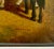 Brown Late 20th Century Realist Farmhouse Oil Painting, Countryside Farm Animals, Framed, 42.5"w For Sale - Image 8 of 9