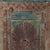 Armoire constructed from an Antique Indian Painted Teakwood Door and Elements, with a beautiful old painted patina and...