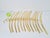 1970s Postmodern Brass Clothes Hangers, Italy, 1970s, Set 13 For Sale - Image 5 of 9