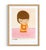 Yoshitomo Nara 奈良美智 In the Pink Water Poster Accompanied by a Certificate of Authenticity Dimension: 20.3 x 14.3 in | 51.5...