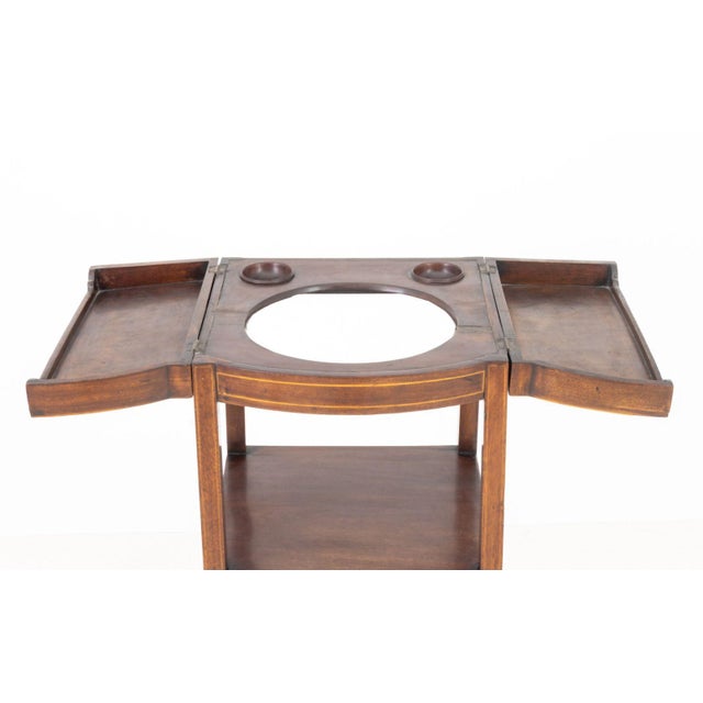 Victorian Flame Mahogany Washstand For Sale - Image 4 of 8