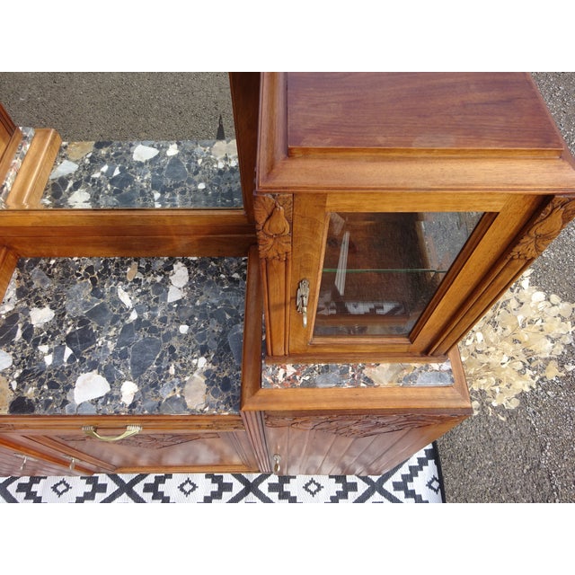 Art Deco Buffet in Walnut, 1930s For Sale - Image 4 of 18