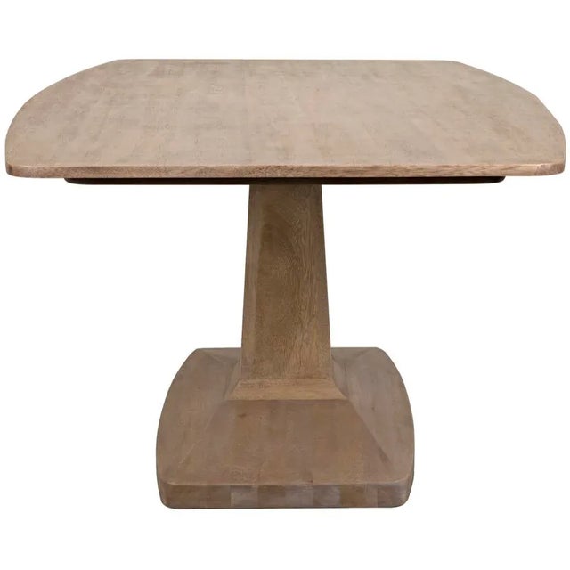 Tan Travis Table, Washed Walnut For Sale - Image 8 of 11