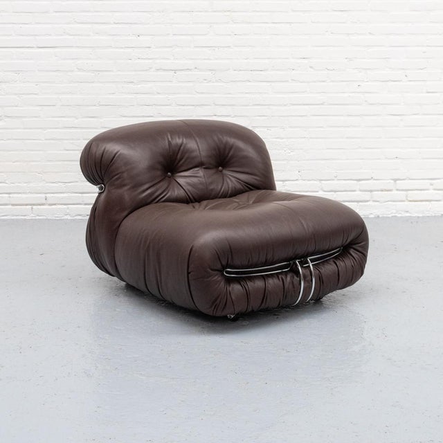 Soriana Armchair by Afra & Tobia Scarpa for Cassina, 1970s For Sale - Image 6 of 18