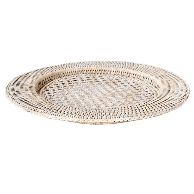 Artifacts Trading Company's hand woven rattan chargers provide the perfect accent to any table setting with a tight weave,...