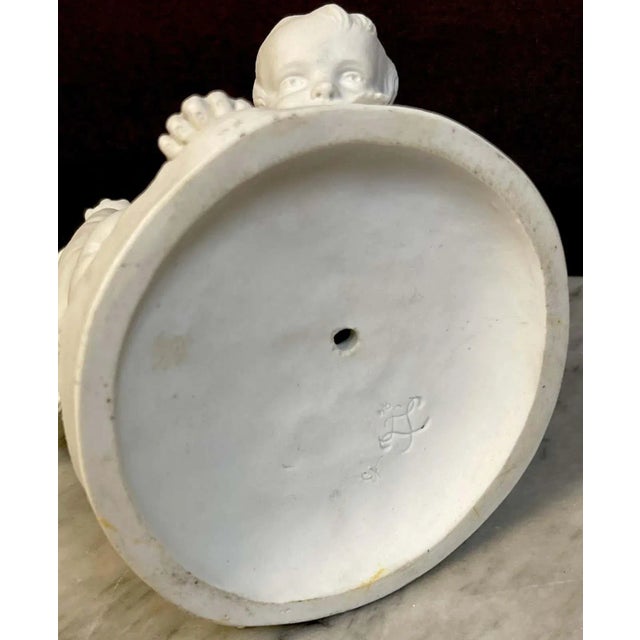 19th Century Sevres Biscuit Group of Three Frolicking Puttos For Sale - Image 4 of 13