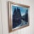 An oil painting on canvas by the Swedish painter Nils Ingvar Walterström (1920–1988). A restrained landscape in deep blue...