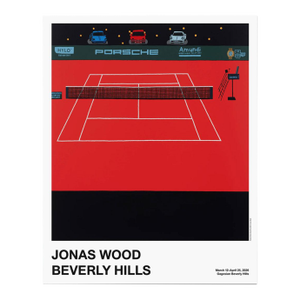 Jonas Wood Porsche Tennis Grand Prix Poster