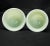 1920s Pair Chinese Peking Glass Wine Cups Jade Color Circa 1920 For Sale - Image 5 of 7