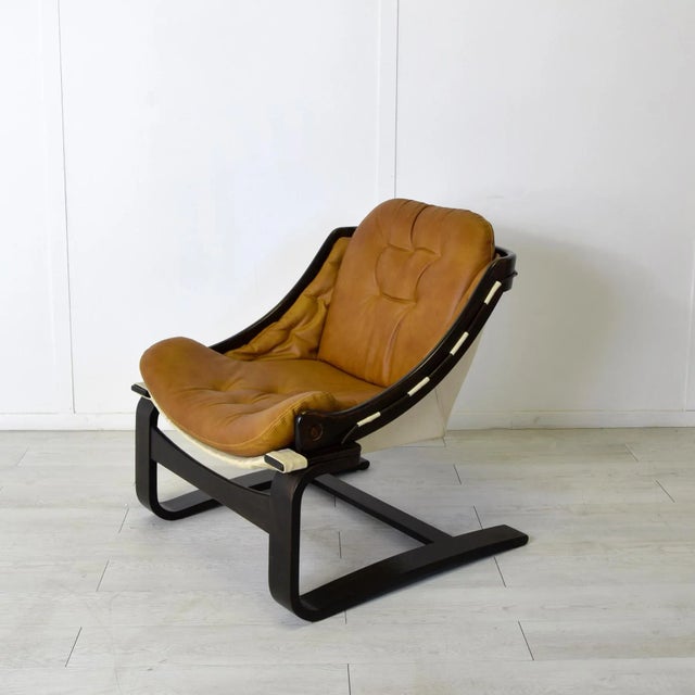 Vintage Krona Lounge Chair by Ake Fribytter for Nelo, 1970s For Sale - Image 6 of 12