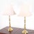 Vintage Brass Table Lamps, 1970s, Set of 2 For Sale - Image 4 of 9