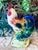 Large Vintage Mid 20th Century Hand Painted Ceramic Rooster For Sale - Image 12 of 12