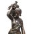 Burnt Umber Pair of Fine 19th Century Orientalist Male and Female Large Figures by Eugène Cornu For Sale - Image 8 of 12