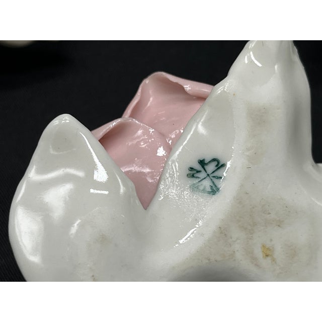 Vintage Porcelain Roses by Karl Ens Volkstedt Germany Pre-Wwii - 5pc Set For Sale In New York - Image 6 of 8